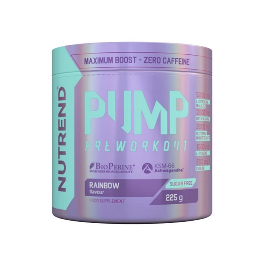 NUTREND PUMP PRE-WORKOUT RAINBOW - 225 GRAMS