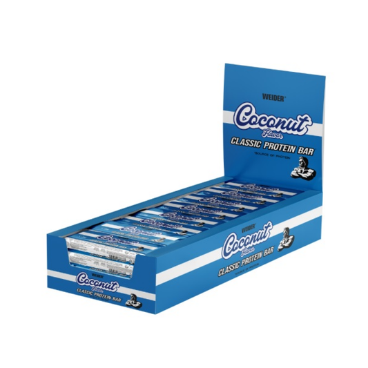 WEIDER CLASSIC PROTEIN BAR COCONUT - 24 X 35G