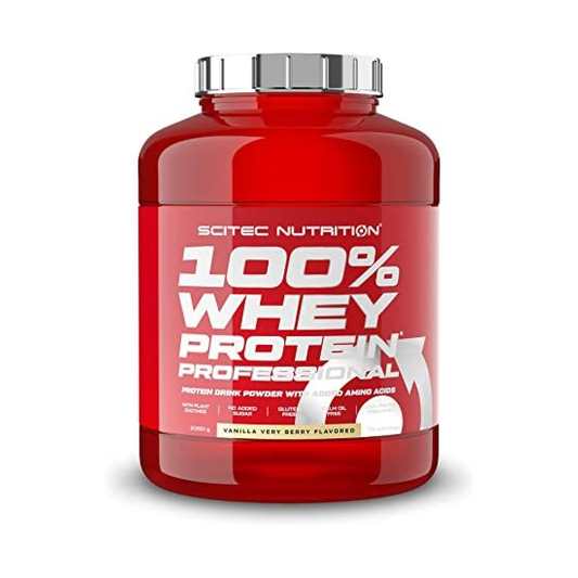 SCITEC 100% WHEY PROTEIN PROFESSIONAL VANILLA VERY BERRY - 2350 GRAMS