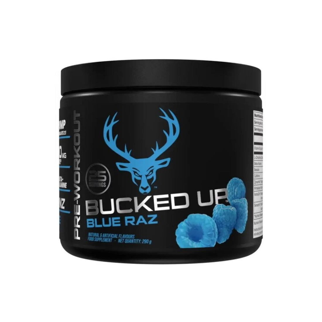 BUCKED UP BUCKED UP PRE-WORKOUT BLUE RAZ - 290 GRAMS