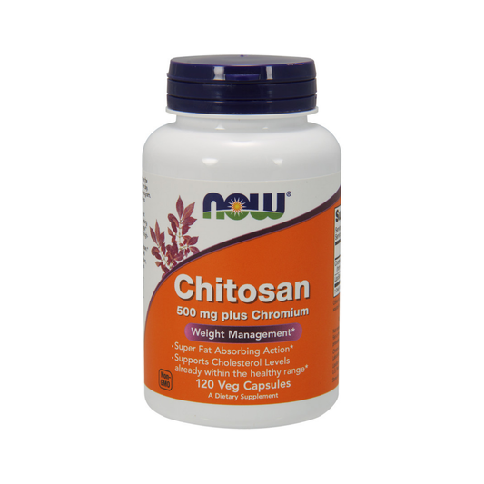 NOW FOODS CHITOSAN 500MG PLUS CHROMIUM - 120 VCAPS