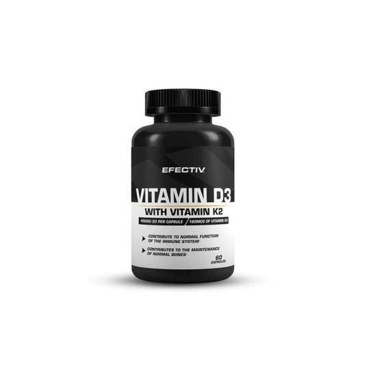 EFECTIV NUTRITION VITAMIN D3 WITH VITAMIN K2 - 60 CAPS