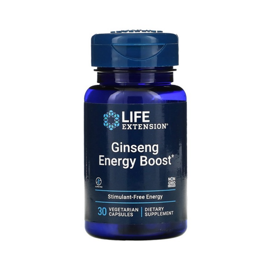 LIFE EXTENSION GINSENG ENERGY BOOST - 30 VCAPS