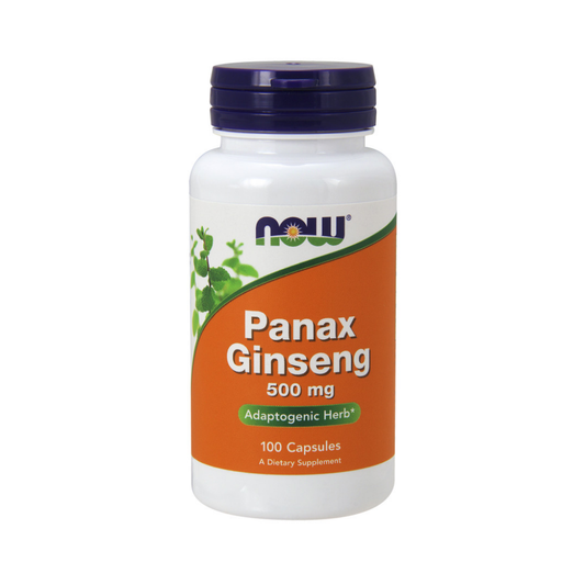 NOW FOODS PANAX GINSENG 500MG - 100 CAPS