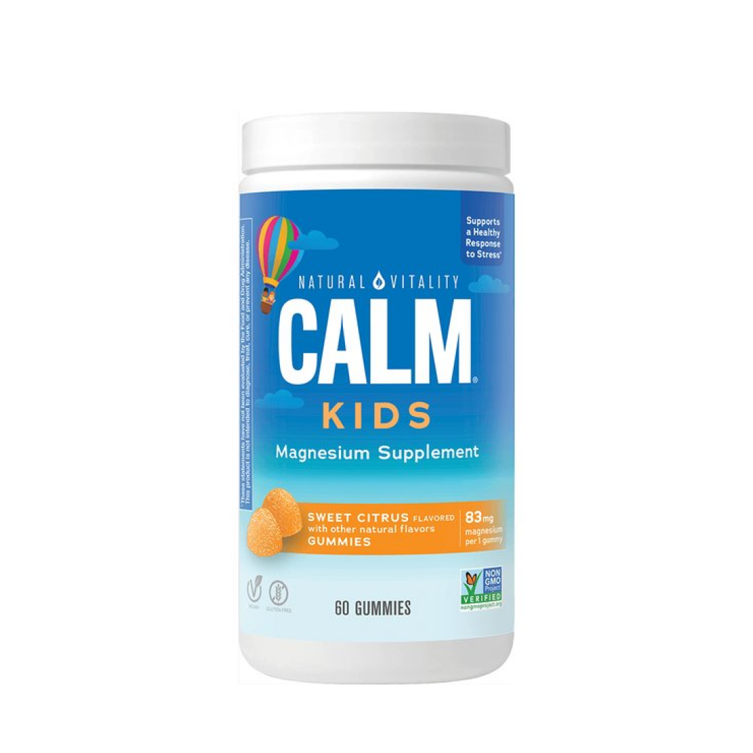 NATURAL VITALITY CALM KIDS GUMMIES SWEET CITRUS - 60 GUMMIES