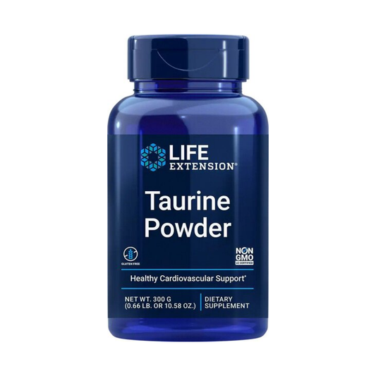 LIFE EXTENSION TAURINE POWDER - 300 GRAMS