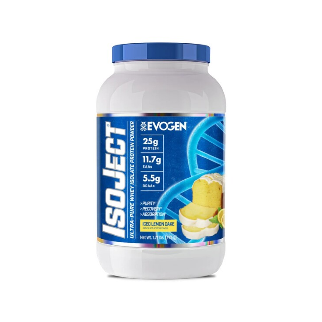 EVOGEN ISOJECT ICED LEMON CAKE - 775 GRAMS