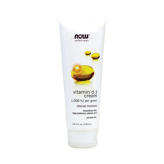 NOW FOODS VITAMIN D-3 CREAM - 118 ML