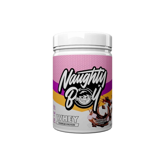 NAUGHTY BOY ADVANCED WHEY CHOCOLATE CARAMELLOW - 900 GRAMS