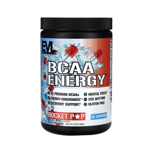 EVLUTION NUTRITION BCAA ENERGY ROCKET POP - 282 GRAMS
