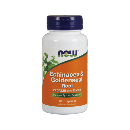 NOW FOODS ECHINACEA & GOLDENSEAL ROOT - 100 CAPS