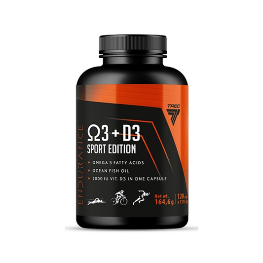 TREC NUTRITION ENDURANCE OMEGA 3 + D3 SPORT EDITION - 120 CAPS