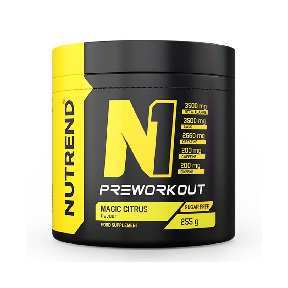 NUTREND N1 PRE-WORKOUT MAGIC CITRUS - 255 GRAMS