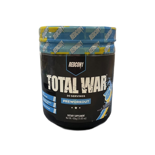 REDCON1 TOTAL WAR - PREWORKOUT BLUE LEMONADE - 426 GRAMS
