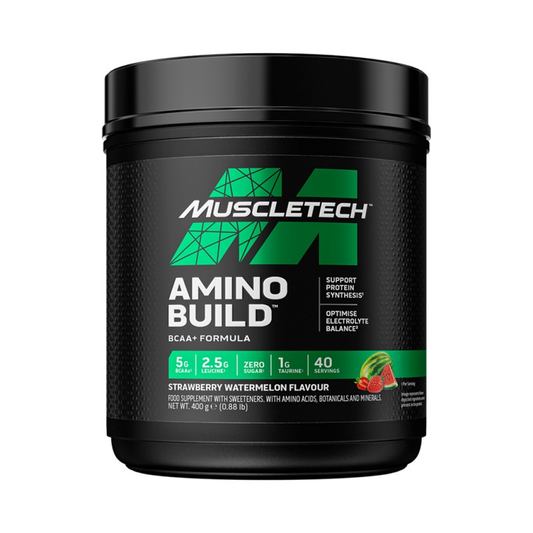 MUSCLETECH AMINO BUILD STRAWBERRY WATERMELON - 400 GRAMS