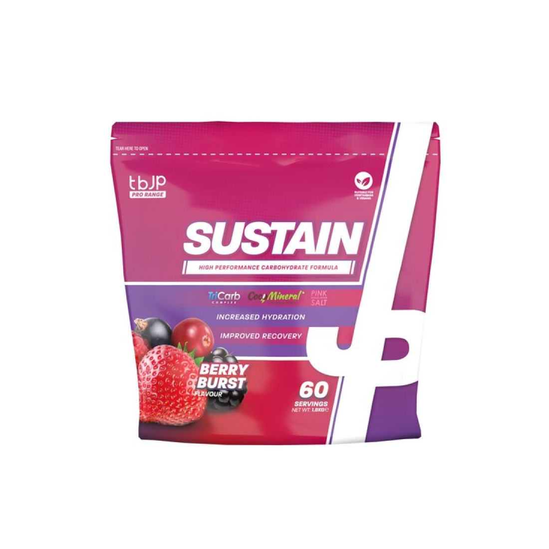 TRAINED BY JP SUSTAIN BERRY BURST - 1800 GRAMS