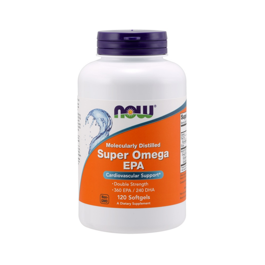 NOW FOODS SUPER OMEGA EPA MOLECULARLY DISTILLED - 120 SOFTGELS