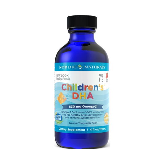 NORDIC NATURALS CHILDREN'S DHA 530MG OMEGA-3 STRAWBERRY (EAN 768990567803) - 119 ML