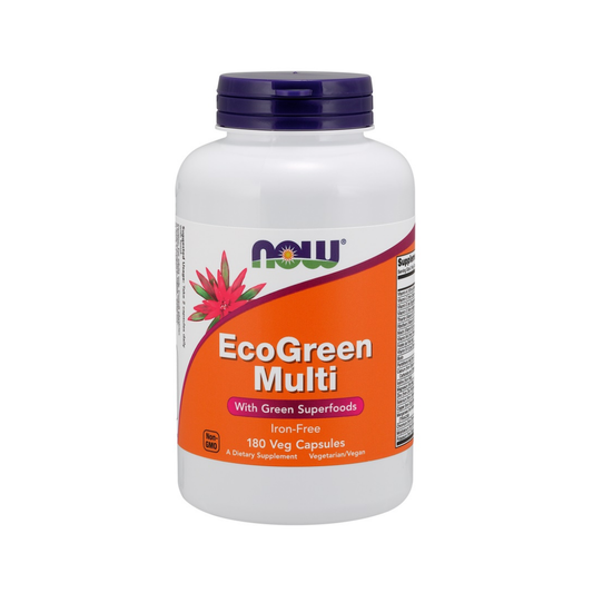 NOW FOODS GREEN MULTI IRON FREE - 180 VCAPS