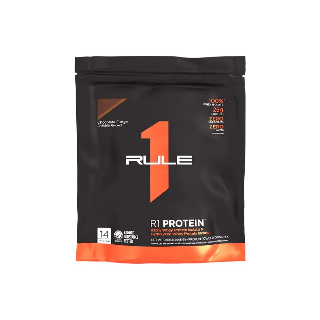 RULE ONE R1 PROTEIN CHOCOLATE FUDGE - 448 GRAMS