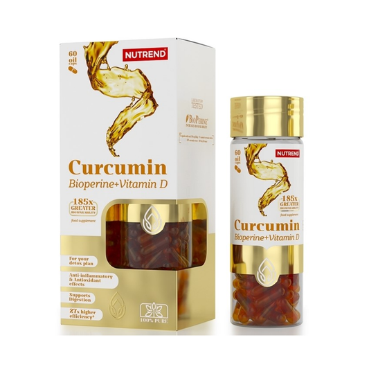 NUTREND CURCUMIN + BIOPERINE + VITAMIN D - 60 CAPS