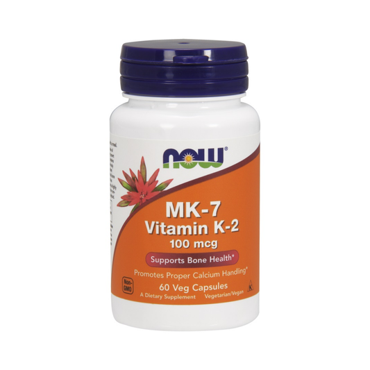 NOW FOODS MK-7 VITAMIN K-2 100MCG - 60 VCAPS