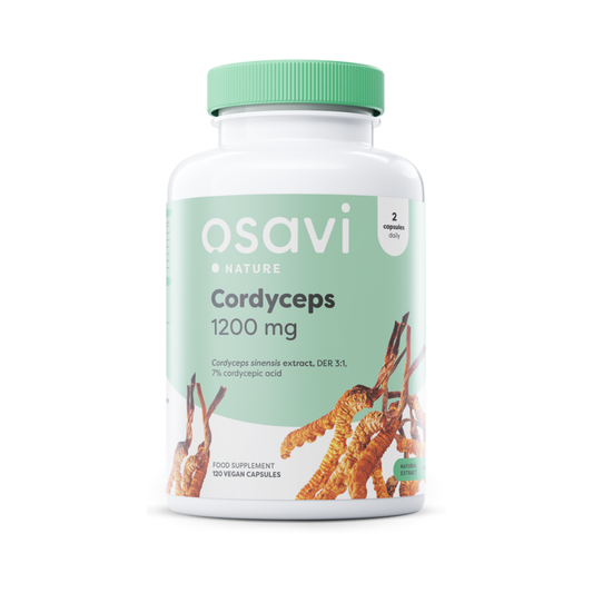 OSAVI CORDYCEPS 1200MG - 120 VEGAN CAPS