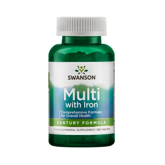 SWANSON MULTI WITH IRON - CENTURY FORMULA - 130 TABLETS