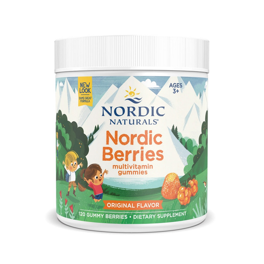 NORDIC NATURALS NORDIC BERRIES MULTIVITAMIN ORIGINAL FLAVOR - 120 GUMMY BERRIES
