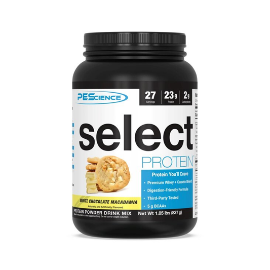 PESCIENCE SELECT PROTEIN WHITE CHOCOLATE MACADAMIA - 837 GRAMS