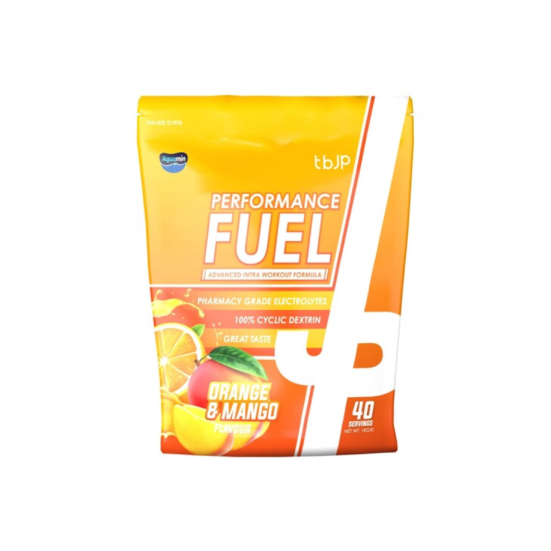 TRAINED BY JP PERFORMANCE FUEL ORANGE & MANGO - 1000 GRAMS