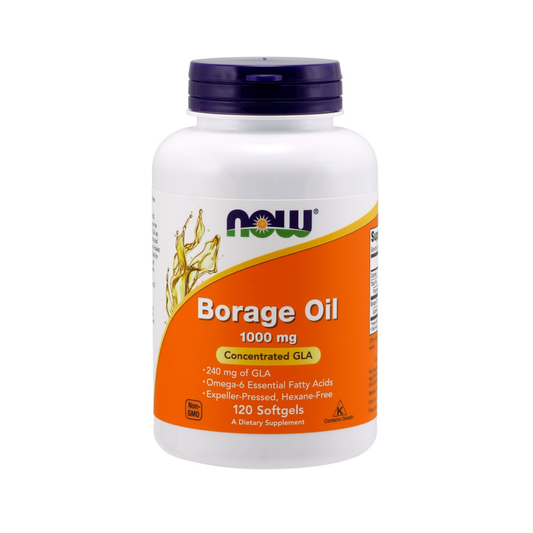 NOW FOODS BORAGE OIL 1000MG - 120 SOFTGELS