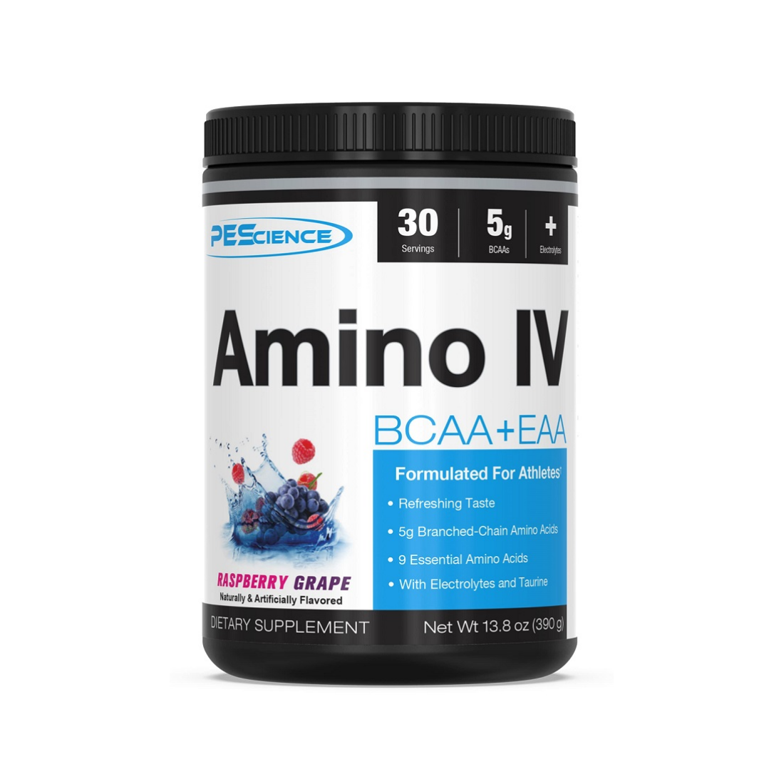 PESCIENCE AMINO IV RASPBERRY GRAPE - 390 GRAMS