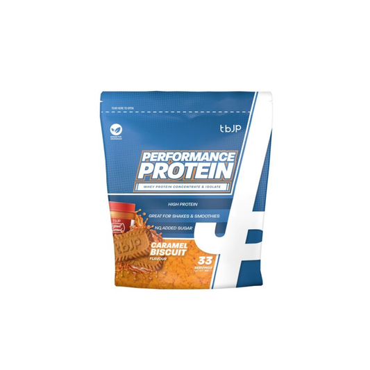 TRAINED BY JP PERFORMANCE PROTEIN CARAMEL BISCUIT - 1000 GRAMS