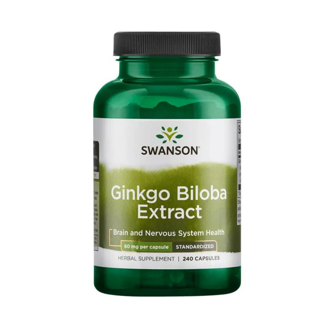 SWANSON GINKGO BILOBA EXTRACT 60MG - 240 CAPS