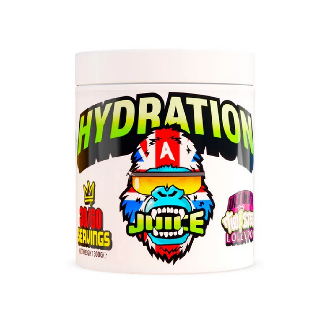 GORILLALPHA HYDRATION JUICE ULTIMATE TWISTER LOLLYPOP - 300 GRAMS
