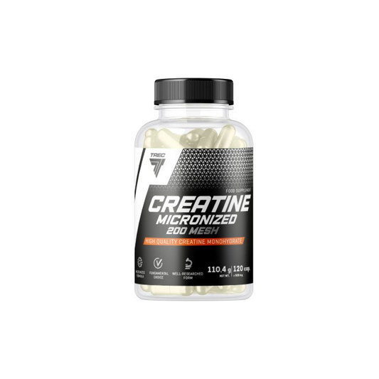 TREC NUTRITION CREATINE MICRONIZED 200 MESH - 120 CAPS