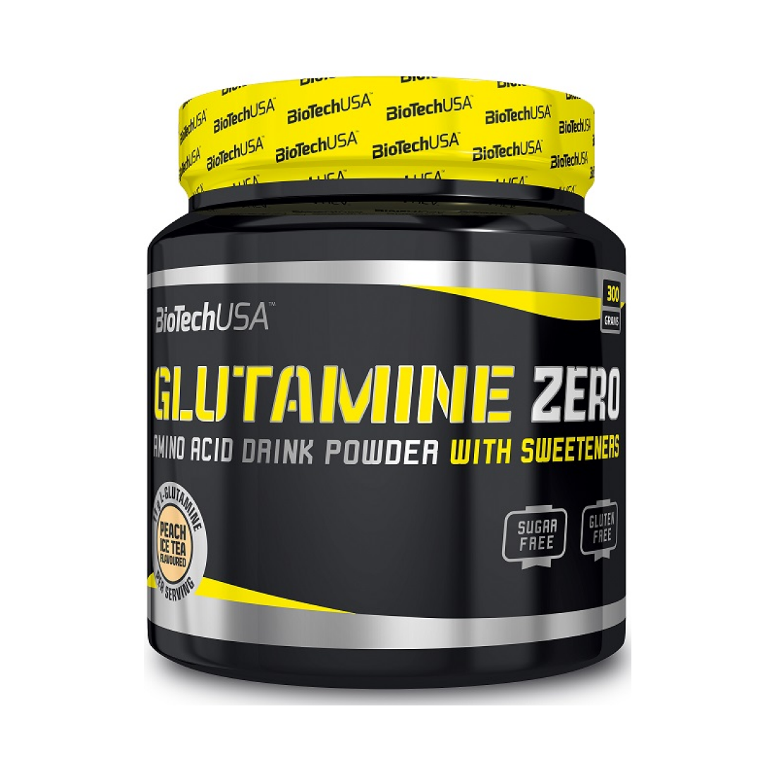 BIOTECHUSA GLUTAMINE ZERO LEMON - 300 GRAMS