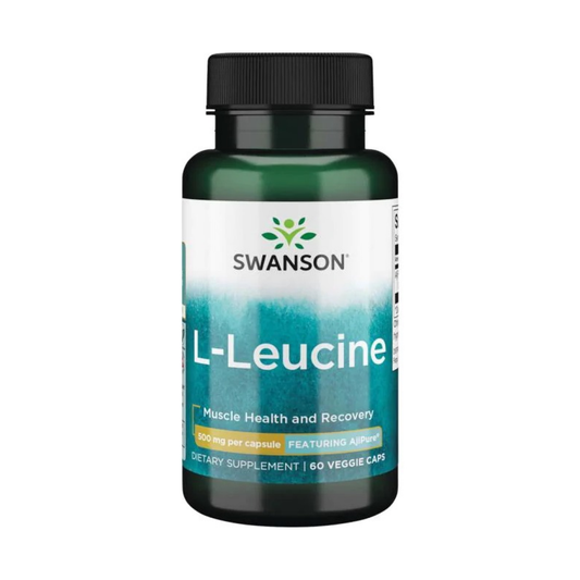 SWANSON AJIPURE L-LEUCINE 500MG - 60 VCAPS