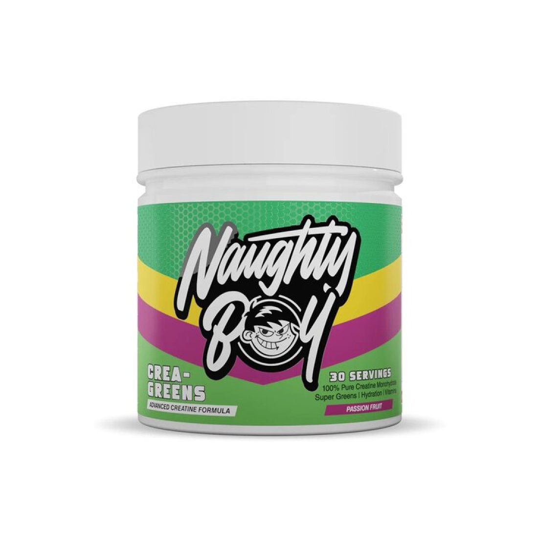 NAUGHTY BOY CREA-GREENS PASSION FRUIT - 270 GRAMS