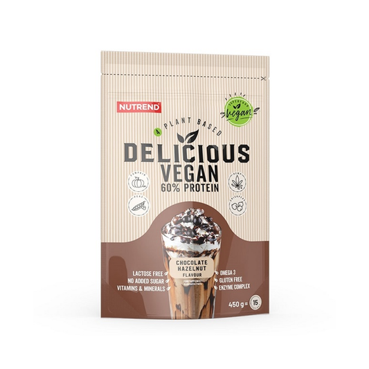 NUTREND DELICIOUS VEGAN CHOCOLATE HAZELNUT - 450 GRAMS