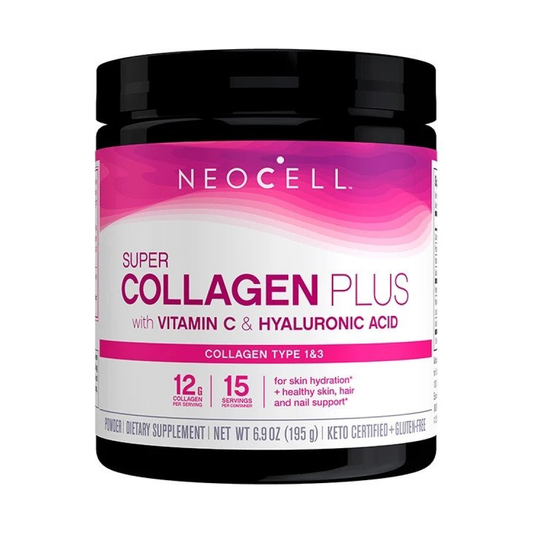 NEOCELL SUPER COLLAGEN PLUS WITH VITAMIN C & HYALURONIC ACID - 195 GRAMS