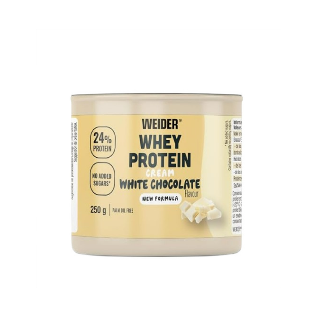 WEIDER WHEY PROTEIN CREAM WHITE CHOCOLATE (EAN 4044782202364) - 250 GRAMS