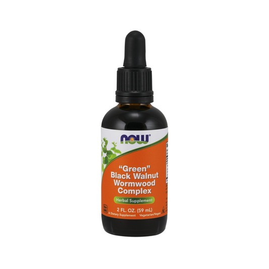 NOW FOODS GREEN BLACK WALNUT WORMWOOD COMPLEX - 59 ML