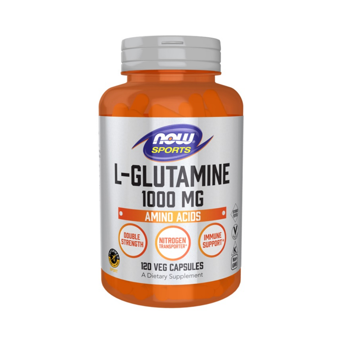 NOW FOODS L-GLUTAMINE 1000MG - 120 VCAPS