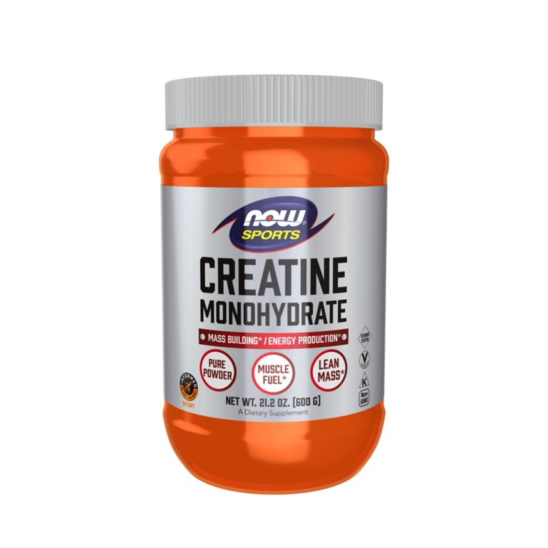 NOW FOODS CREATINE MONOHYDRATE PURE POWDER - 600 GRAMS