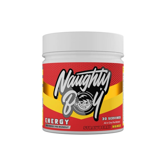 NAUGHTY BOY ENERGY STRAWBERRY MANGO - 390 GRAMS