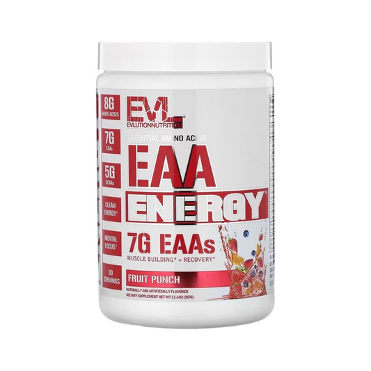 EVLUTION NUTRITION EAA ENERGY FRUIT PUNCH - 357 GRAMS