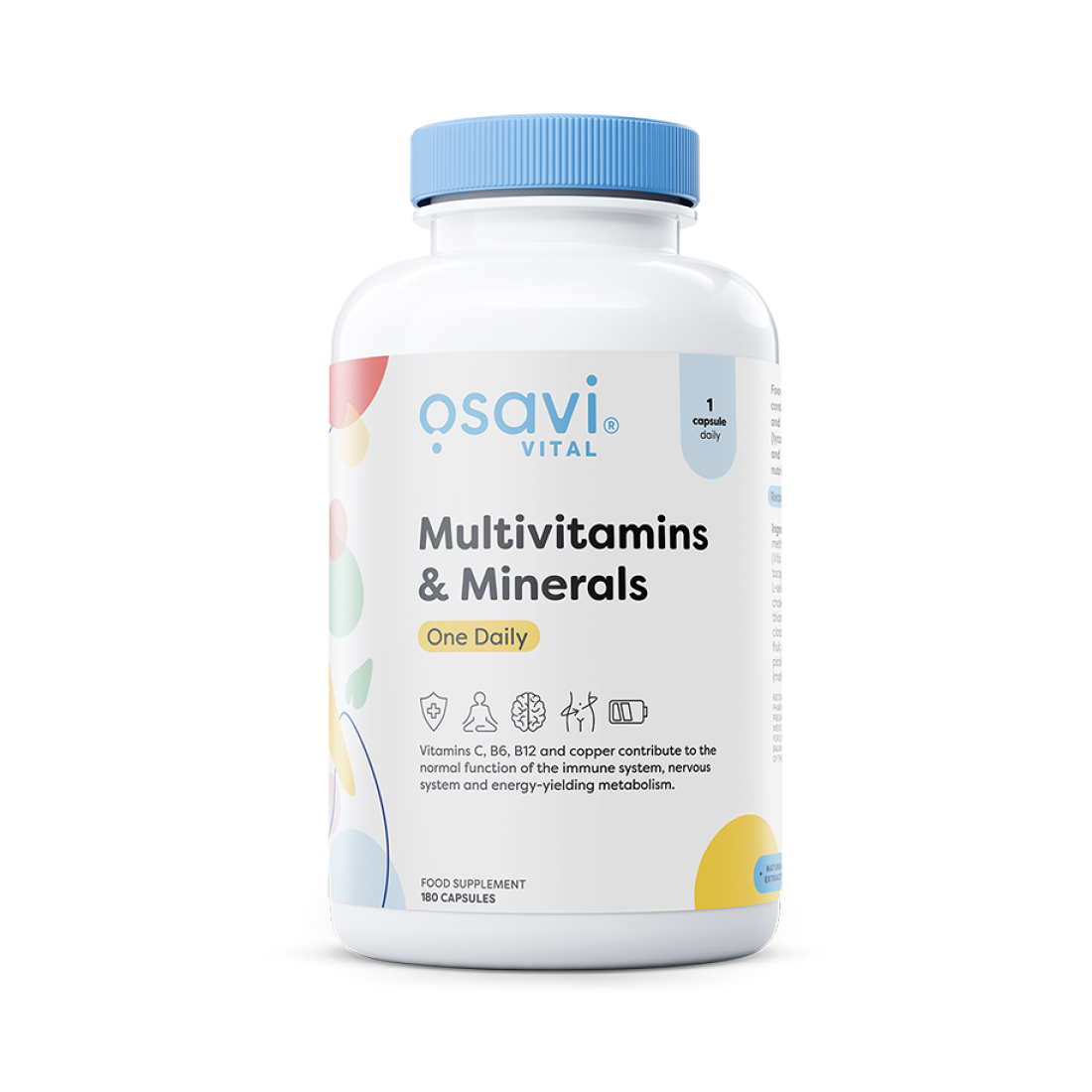OSAVI MULTIVITAMINS & MINERALS ONE DAILY - 180 CAPS