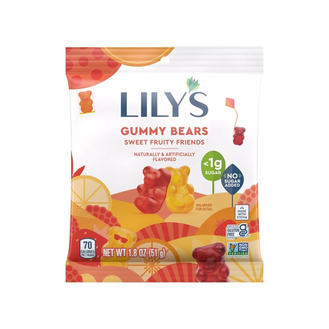 LILY'S SWEETS GUMMY BEARS - 51 GRAMS